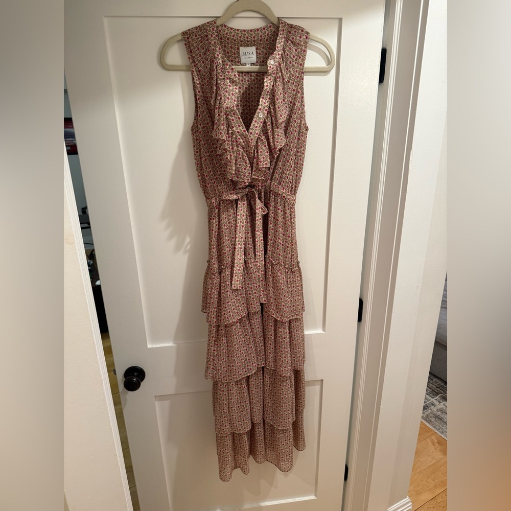 Misa Los Angeles Floral Sleeveless Dress